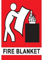 Sign for Fire Safety Blanket South eastern Melbourne